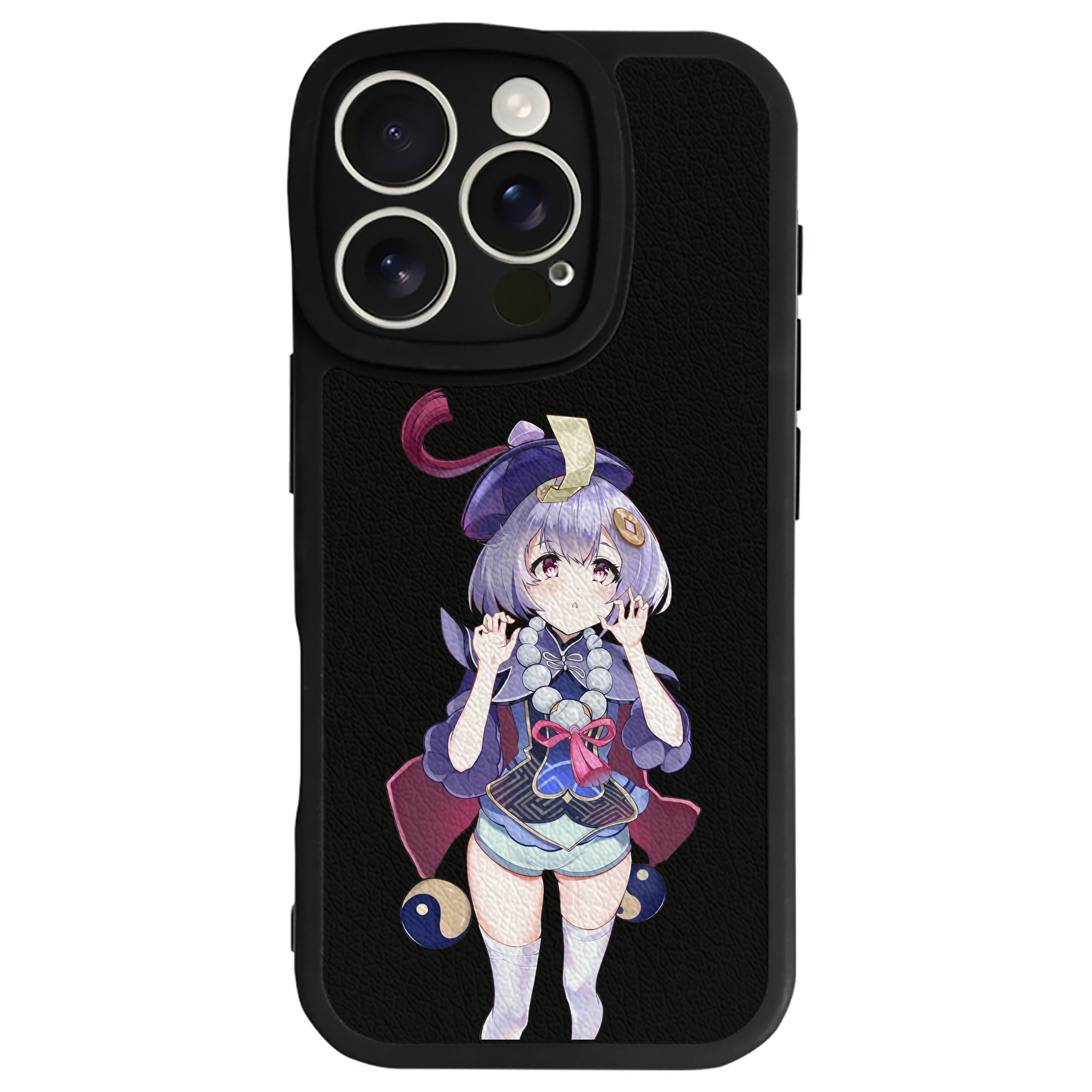 げんし神 七七 なな  genshin Nana 【iPhone 16シリーズ対応】シリコンスマホケース（レザー調） 材質：シリコン